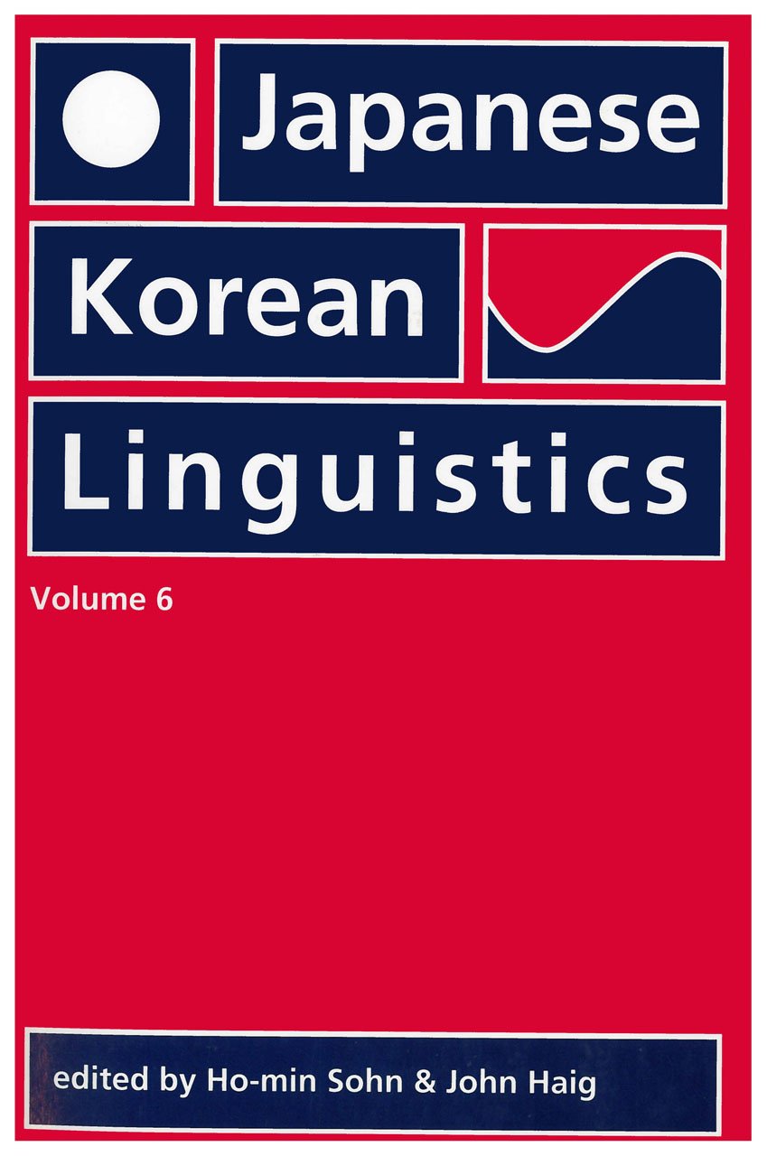 Japanese/Korean Linguistics, Volume 6 (Volume 6),Used