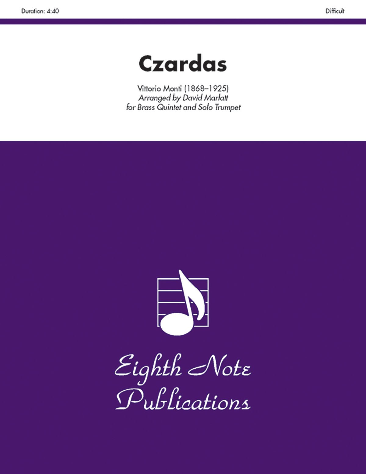 Czardas: Score & Parts (Eighth Note Publications),Used