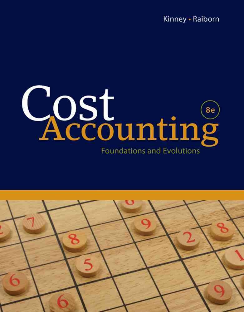 Cost Accounting: Foundations and Evolutions (Available Titles CengageNOW),Used