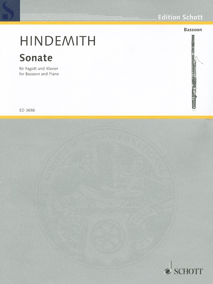 Sonata: Bassoon with Piano Accompaniment,New