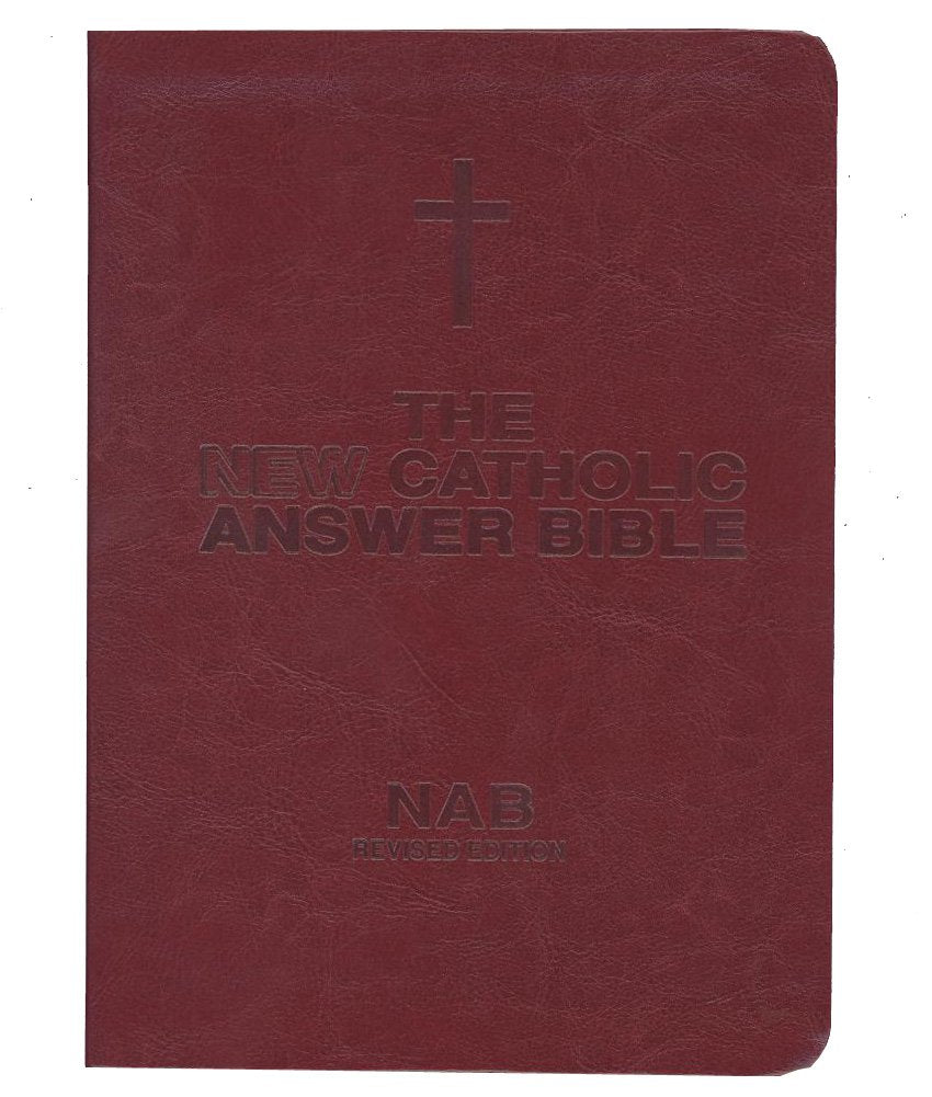 New Catholic Answer Biblenabrelibrosario (Burgundy)