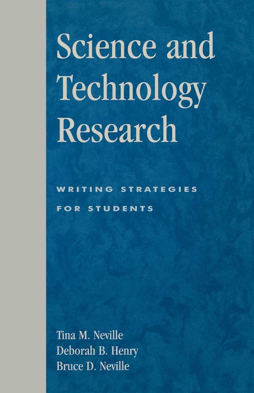 Science And Technology Research: Writing Strategies For Students,Used