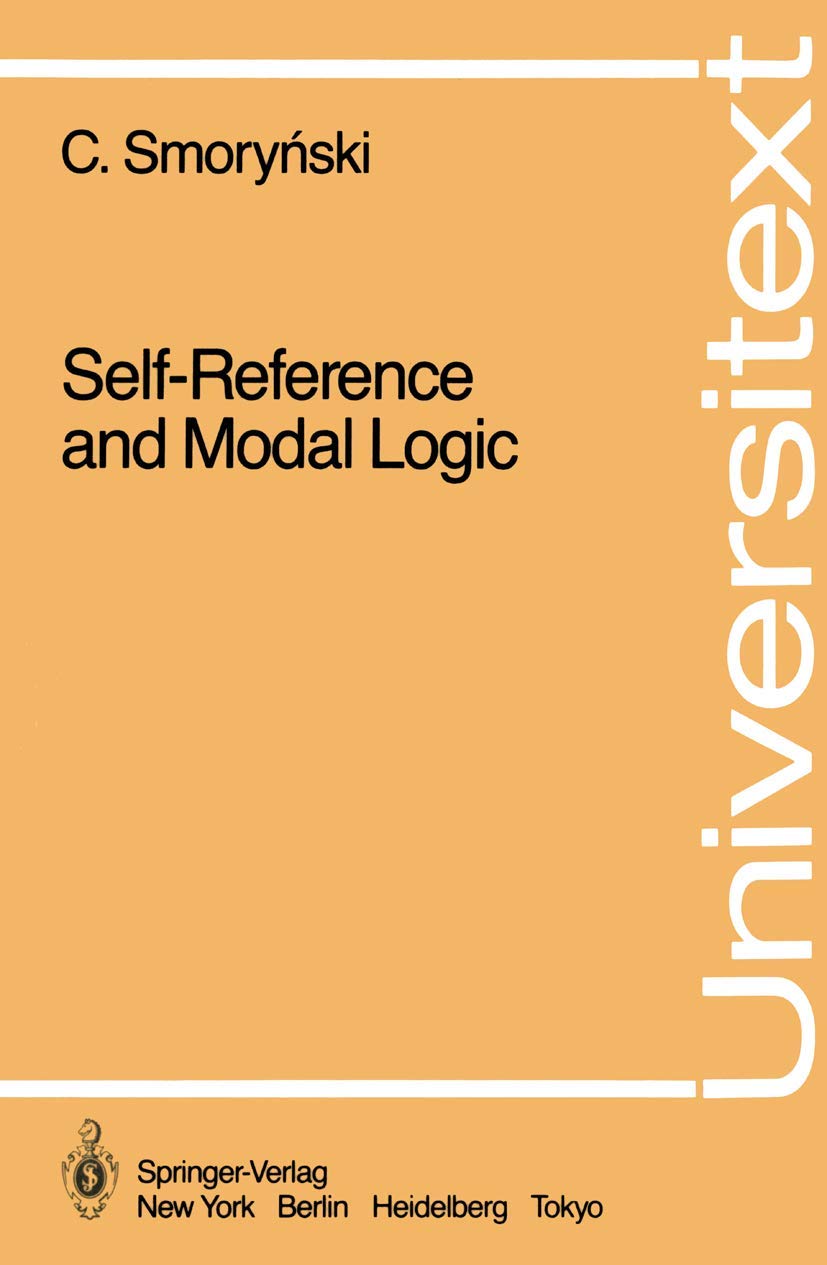 SelfReference and Modal Logic (Universitext),Used