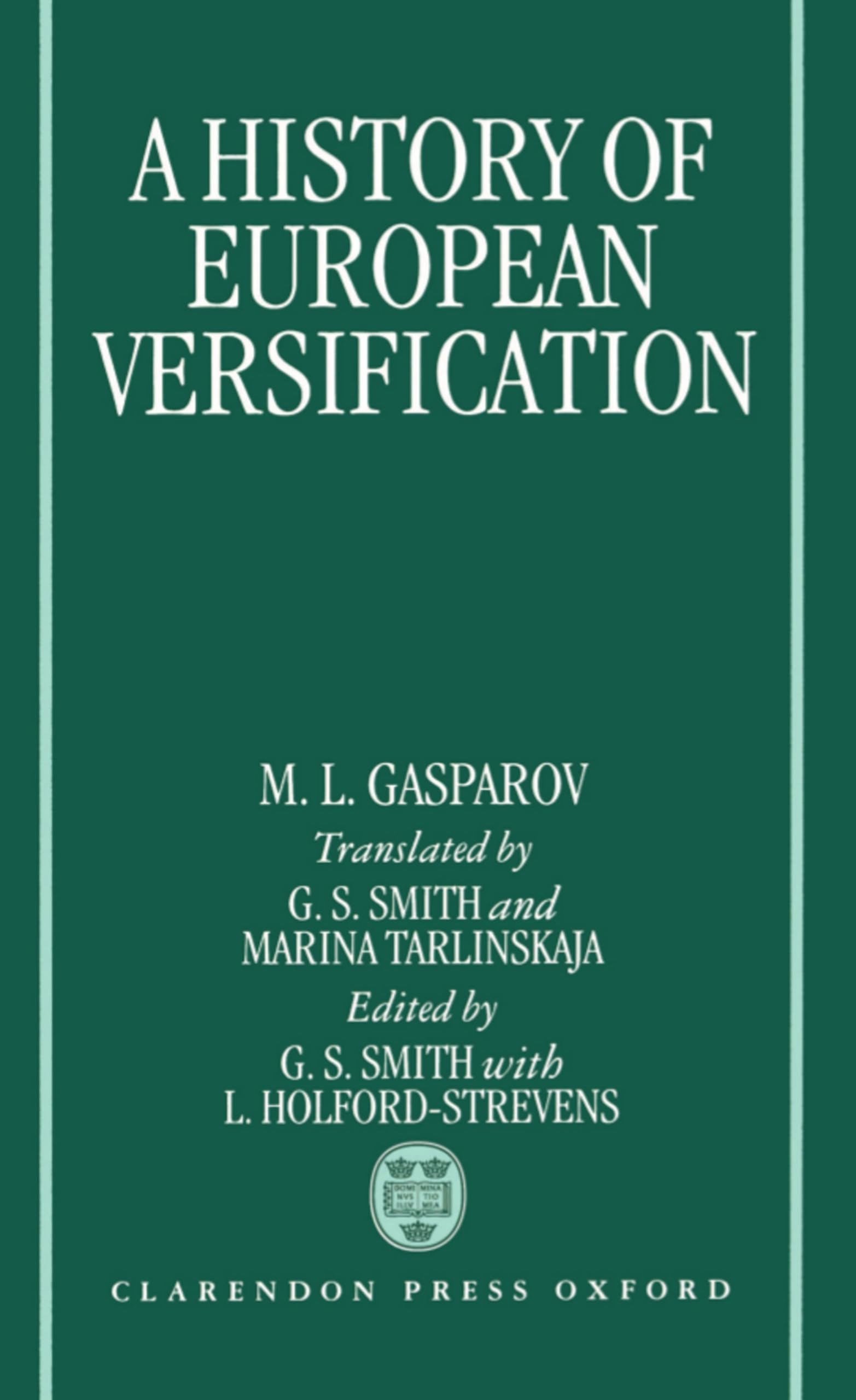 A History of European Versification,Used
