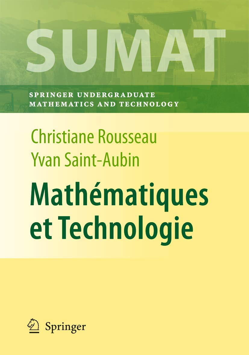 Mathmatiques et Technologie (Springer Undergraduate Texts in Mathematics and Technology) (French Edition),New