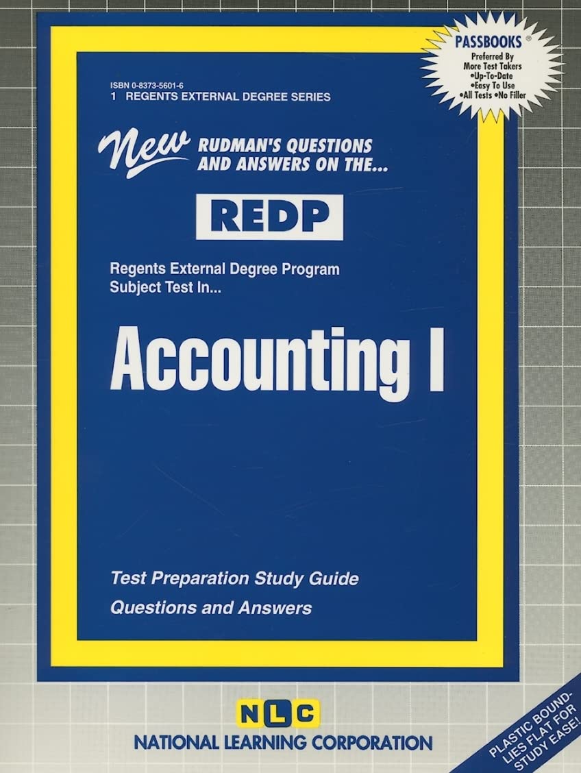 Accounting I (Regents External Degree Series (REDP)),Used