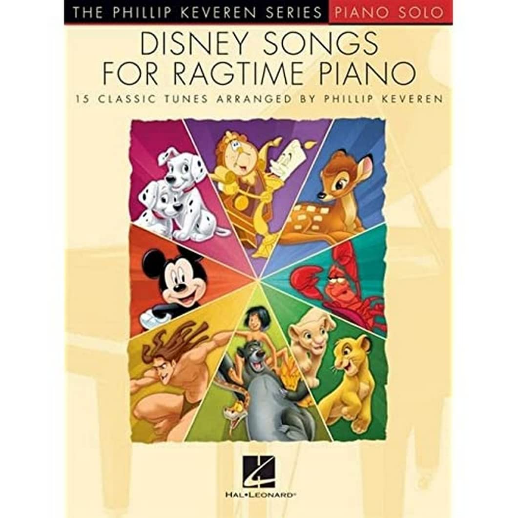 Disney Songs for Ragtime Piano: arr. Phillip Keveren The Phillip Keveren Series Piano Solo,Used