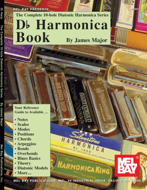 Mel Bay Complete 10Hole Diatonic Harmonica Series: Db,Used