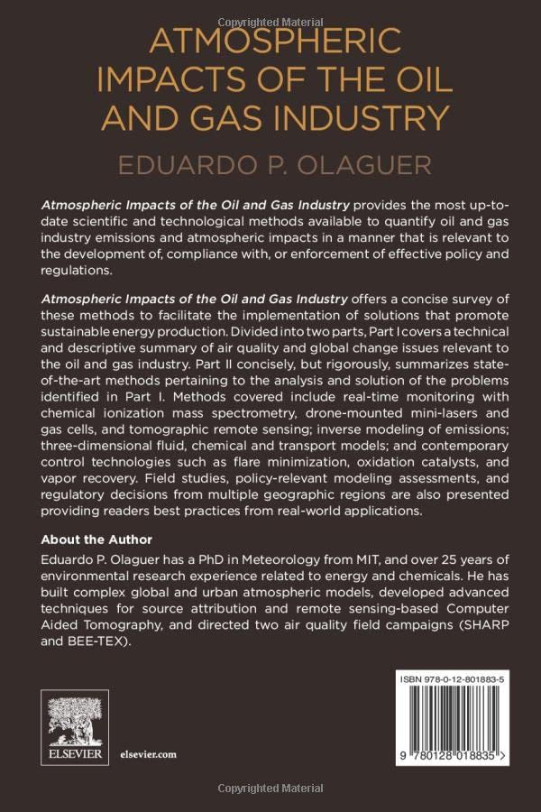 Atmospheric Impacts of the Oil and Gas Industry,Used