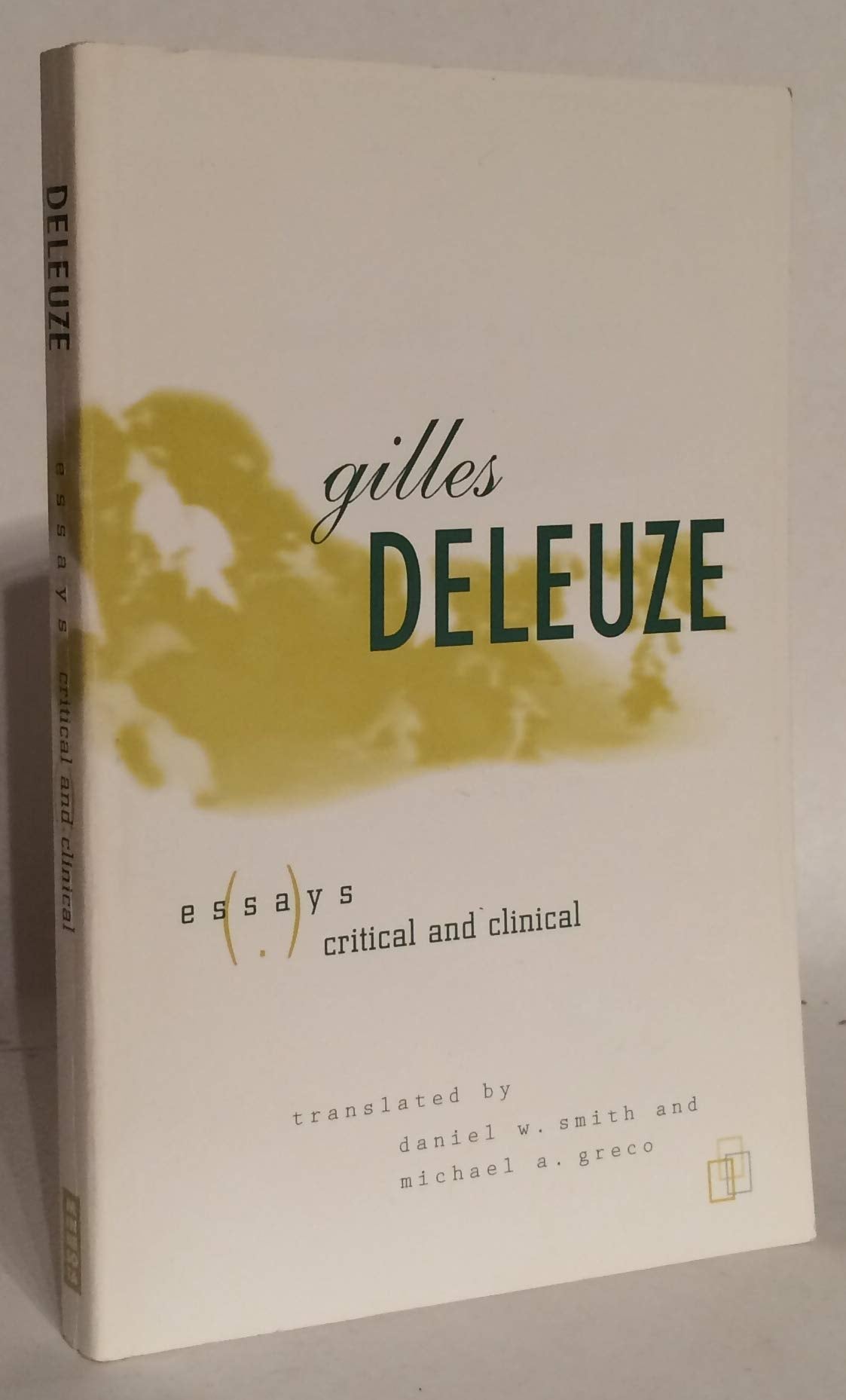 Essays Critical And Clinical,Used