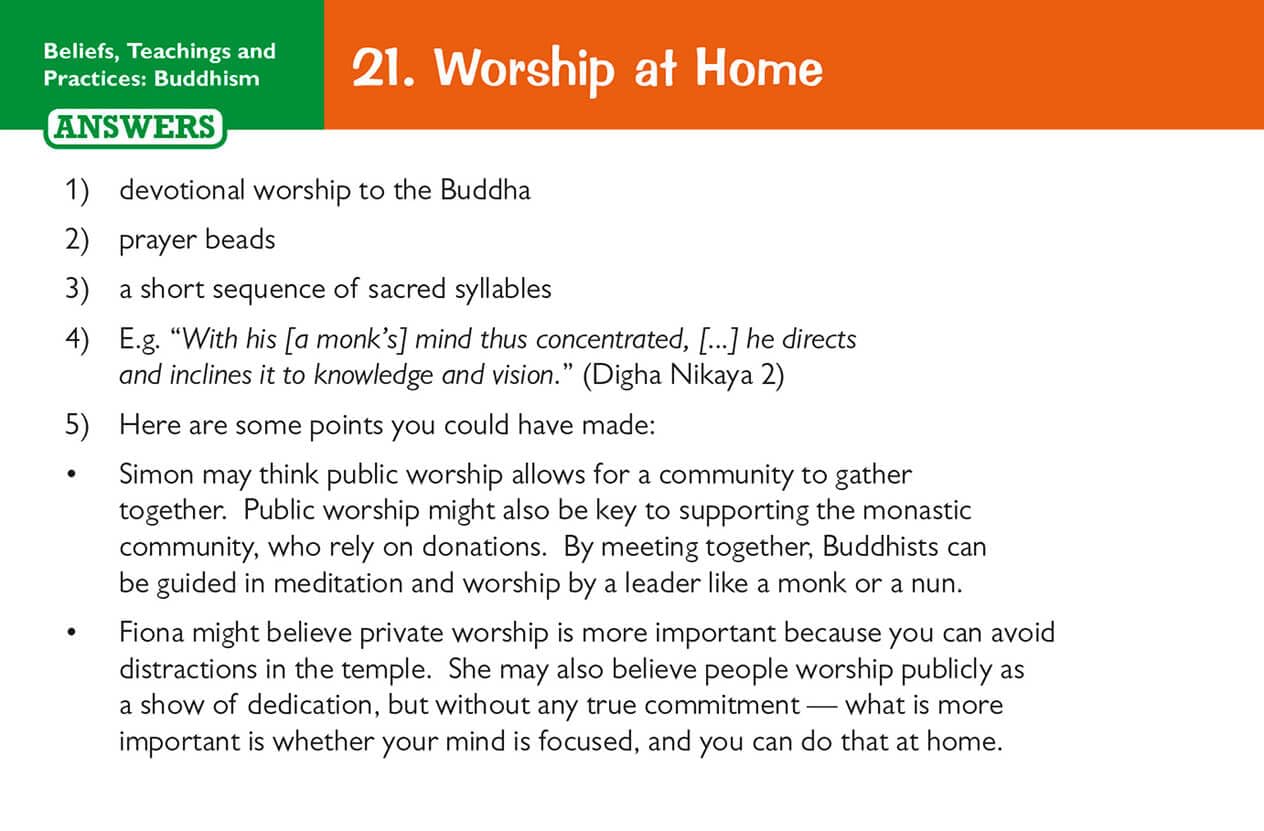 New 91 GCSE AQA A Religious Studies: Christianity & Buddhism Revision Question Cards: perfect for catchup and the 2022 and 202,Used