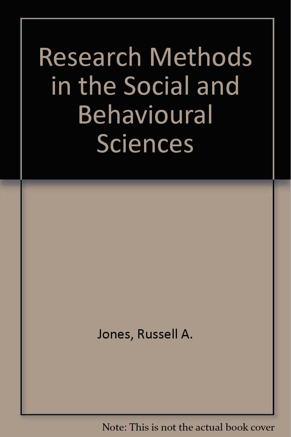 Research methods in the social and behavioral sciences,Used