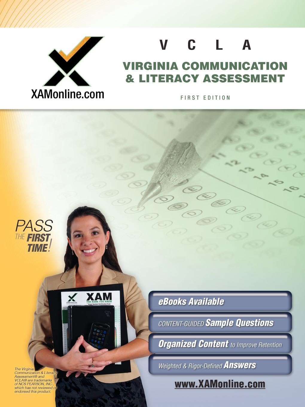 VCLA Communications and Literacy Assessment Teacher Certification Test Prep Study Guide (XAMonline Teacher Certification Study G,New