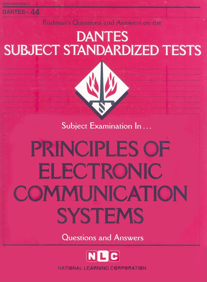 Principles Of Electronic Communication Systems (Dantes Subject Standardized Tests (Dantes)),New