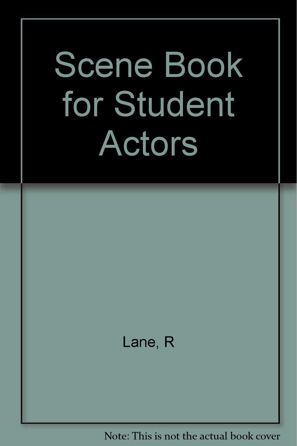Scenebook for Student Actors,Used