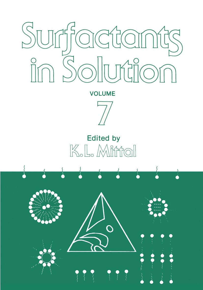 Surfactants in Solution: Volume 7,Used
