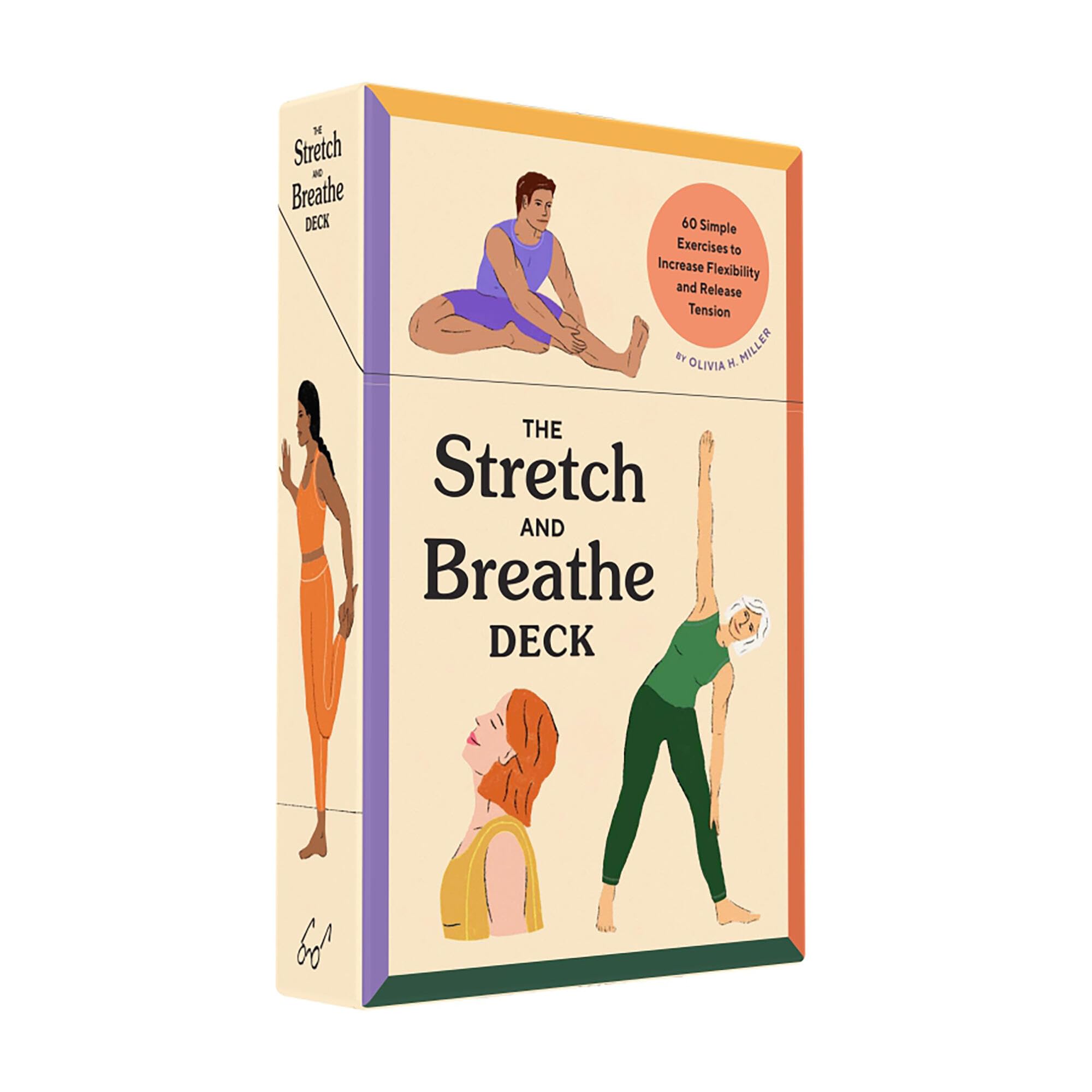 The Stretch and Breathe Deck: 60 Simple Exercises to Increase Flexibility and Release Tension,New