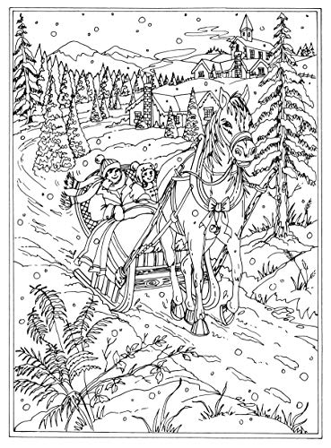 Creative Haven Winter Wonderland Coloring Book (Adult Coloring Books: Seasons),Used