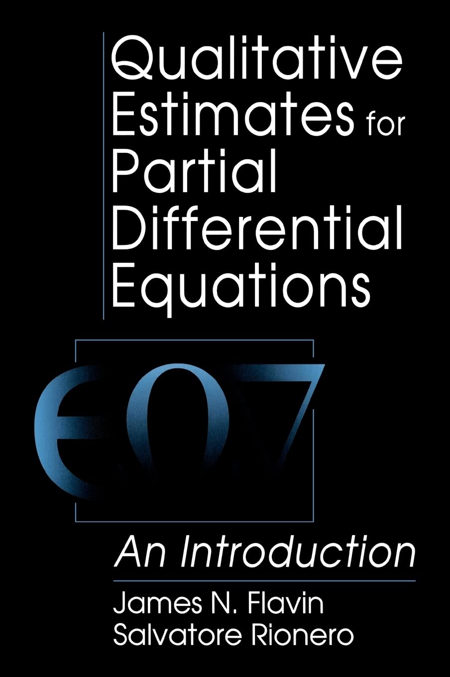 Qualitative Estimates For Partial Differential Equations: An Introduction (Engineering Mathematics),Used