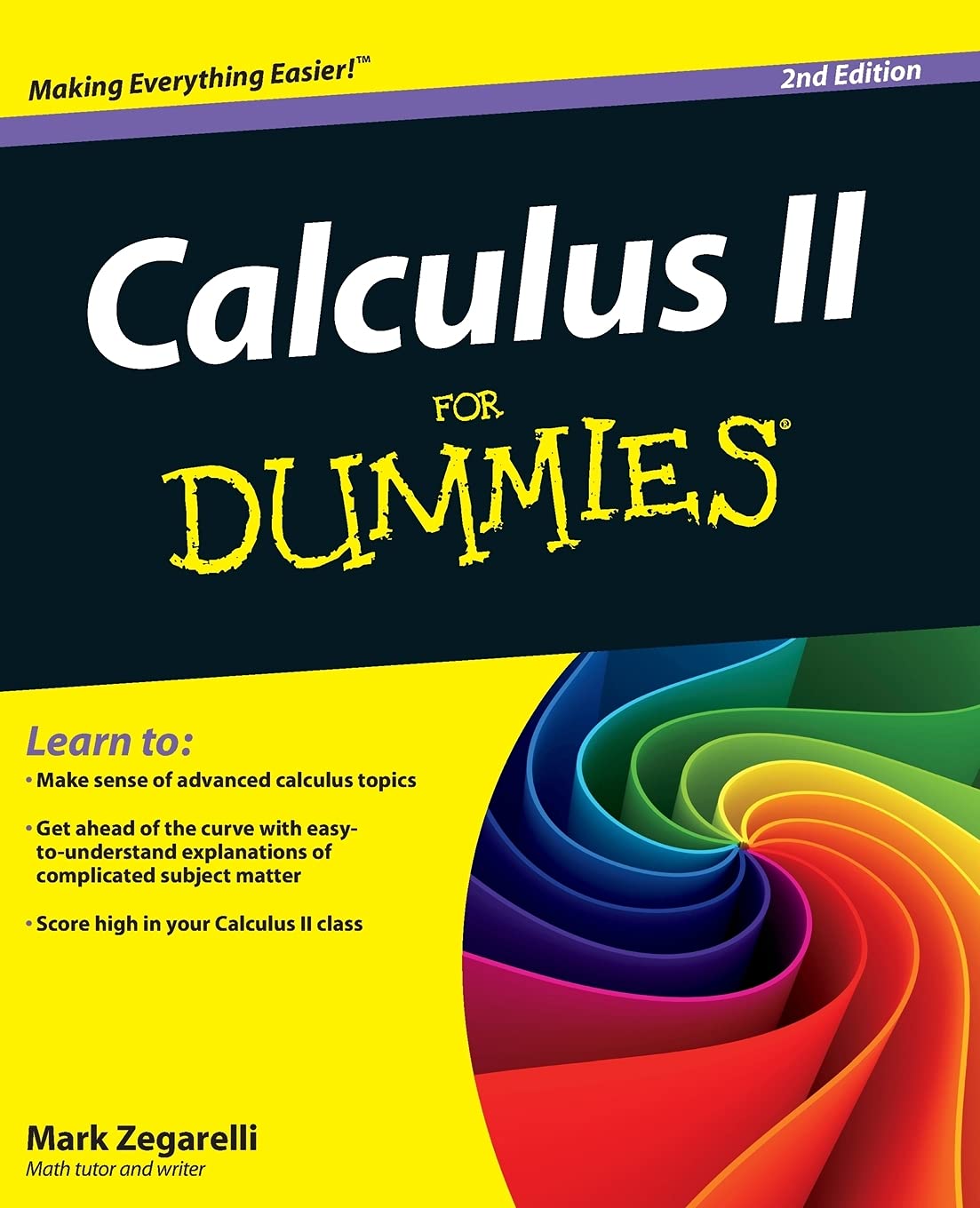 Calculus II For Dummies, 2nd Edition,Used