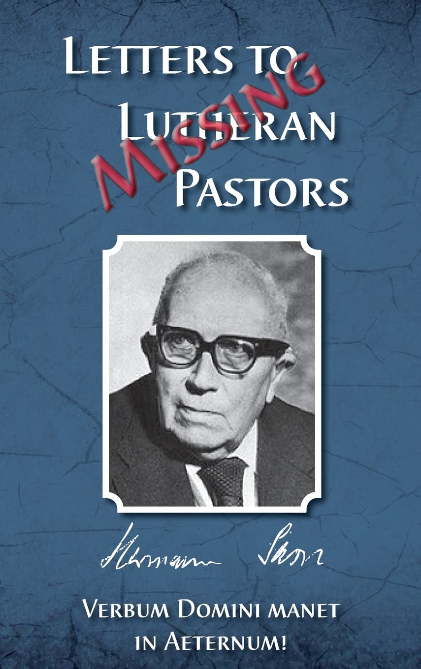 Missing Letters to Lutheran Pastors, Hermann Sasse,Used