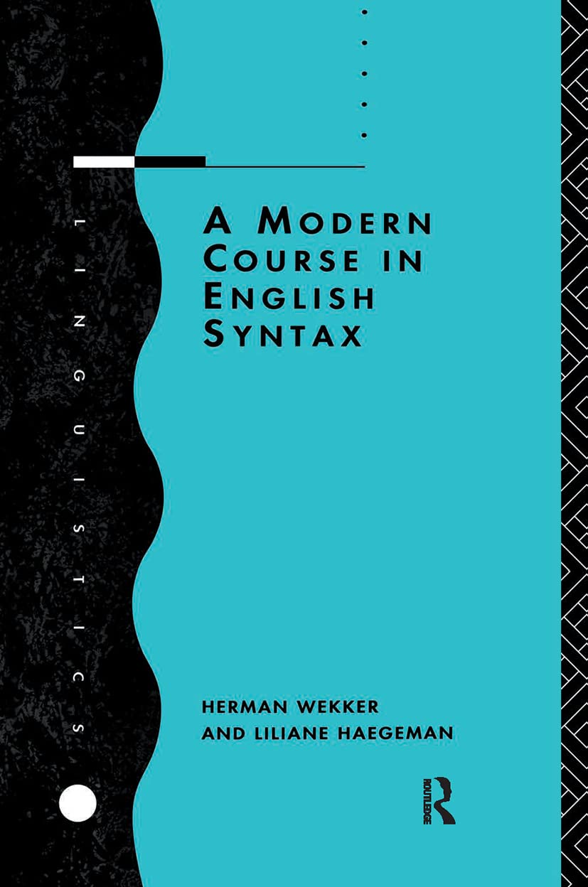A Modern Course in English Syntax (Linguistics S),Used
