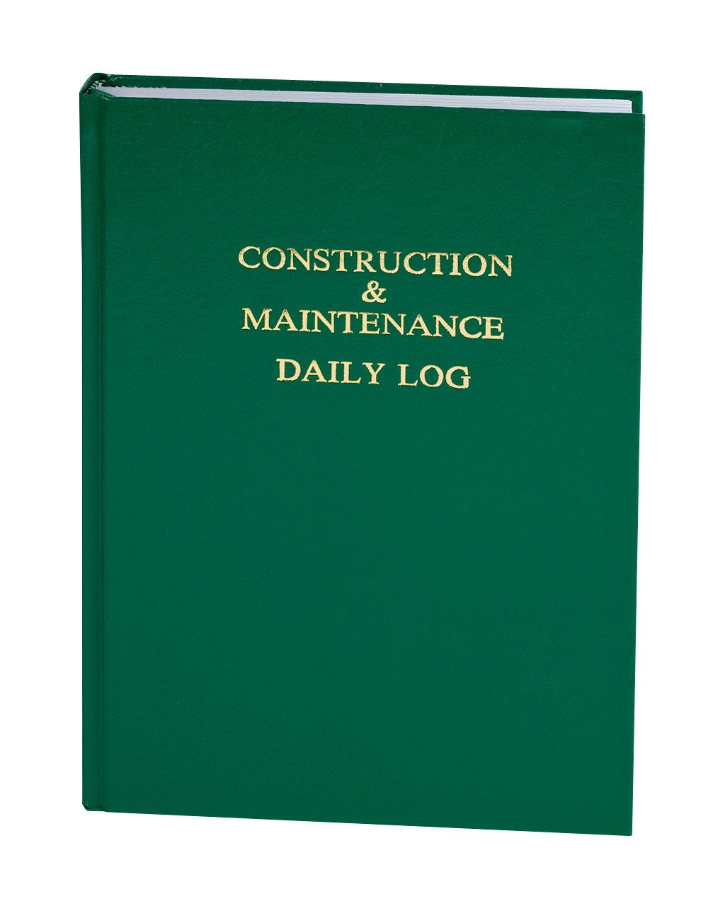 Construction & Maintenance Daily Log (7in. x 10in.),Used