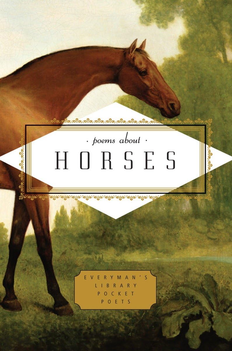 Poems About Horses (Everyman's Library Pocket Poets Series),Used