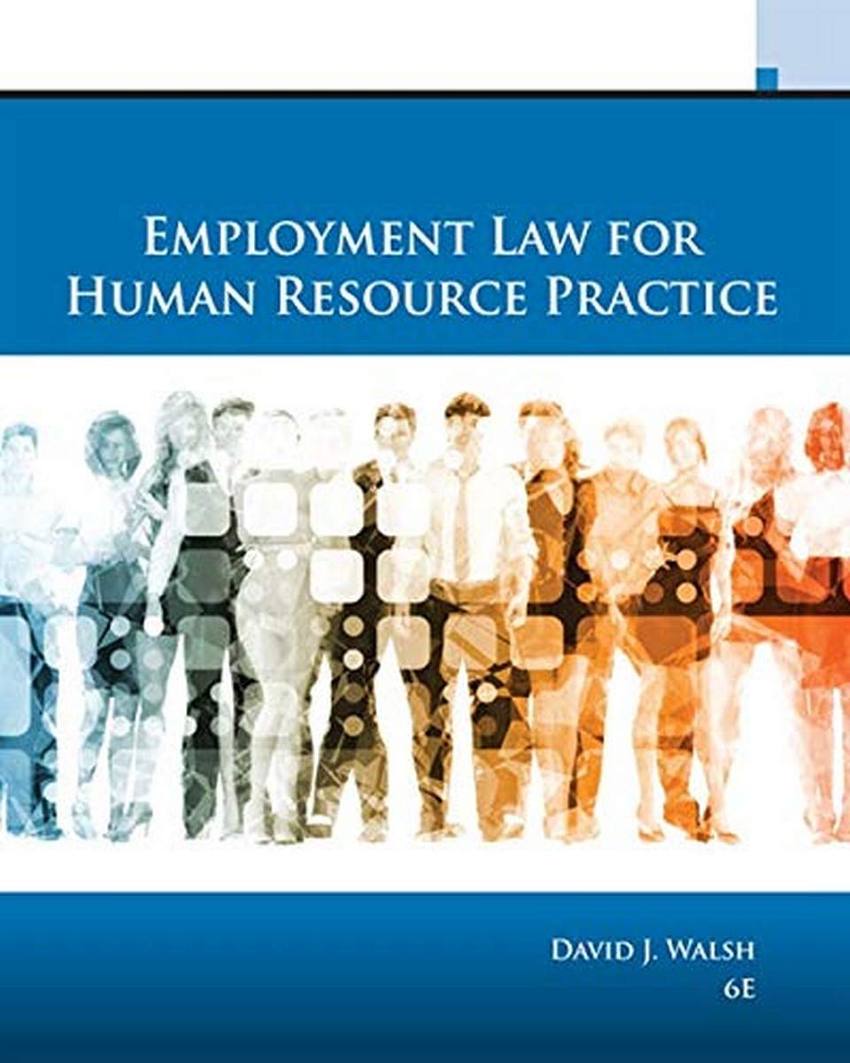 Employment Law For Human Resource Practice