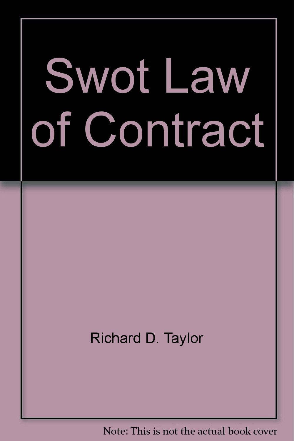 Swot Law of Contract,Used