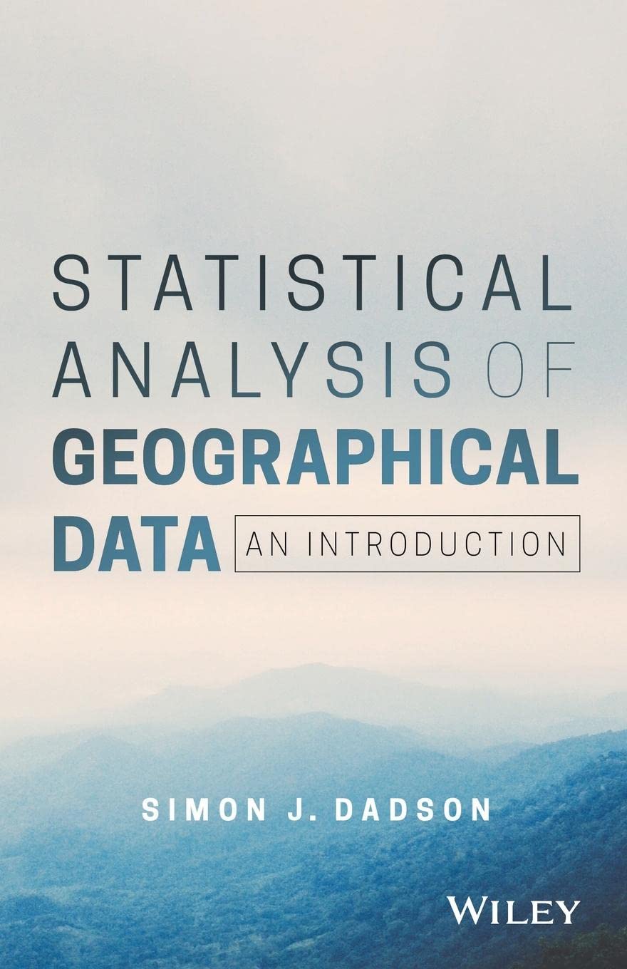 Statistical Analysis of Geographical Data: An Introduction,Used
