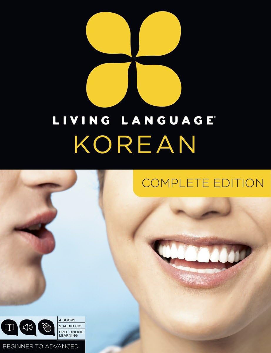 Living Language Korean, Complete Edition: Beginner Through Advanced Course, Including 3 Coursebooks, 9 Audio Cds, Korean Reading,Used