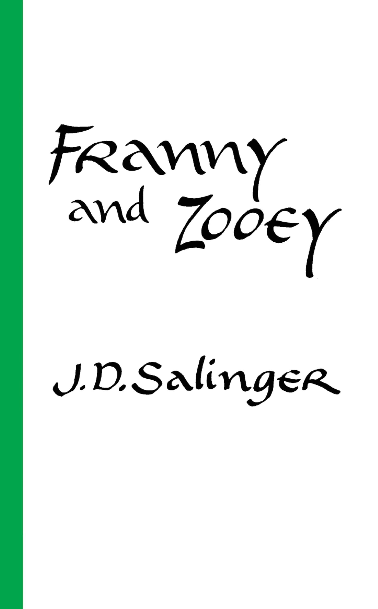 Franny and Zooey,New