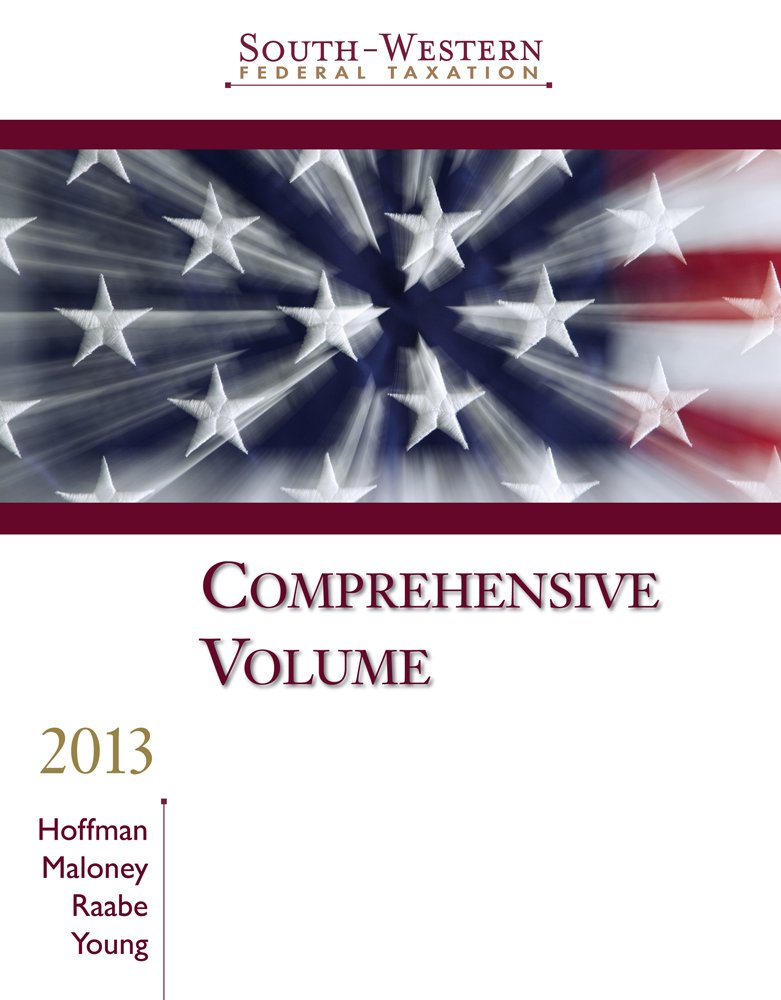 SouthWestern Federal Taxation 2013: Comprehensive, Professional Edition (with H&R Block @ Home Tax Preparation Software CDROM),New