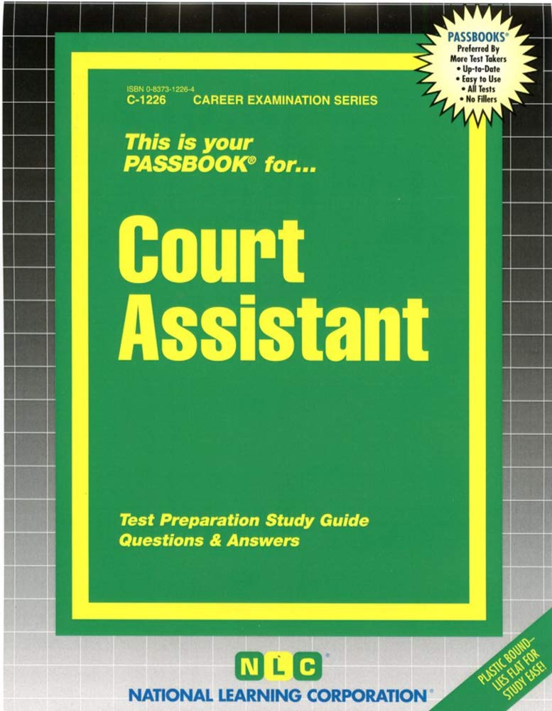 Court Assistant (Career Examination Series),Used