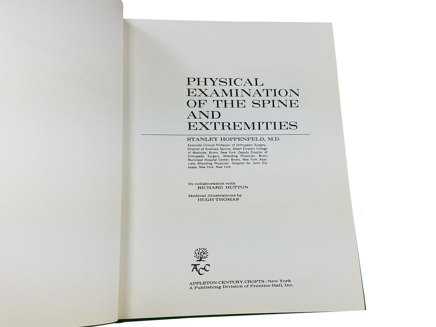 Physical Examination of the Spine and Extremities,Used