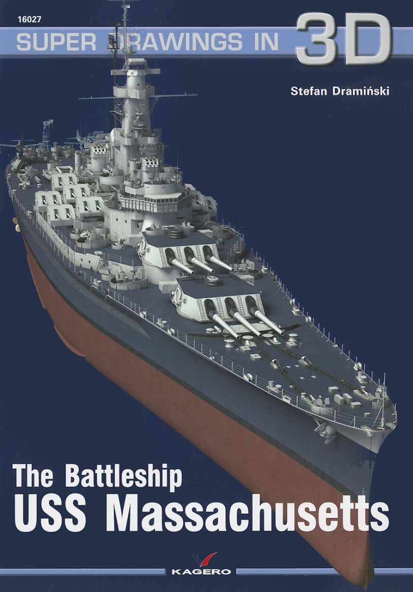 The Battleship USS Massachusetts (Super Drawings in 3D),Used