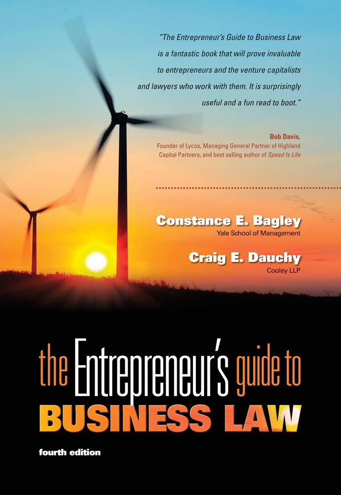 The Entrepreneur's Guide to Business Law, 4th Edition,Used