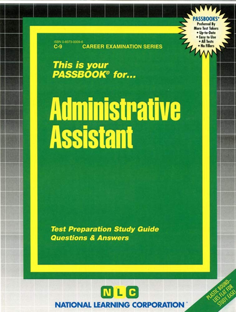 Administrative Assistant(Passbooks) (Career Examination Series),Used