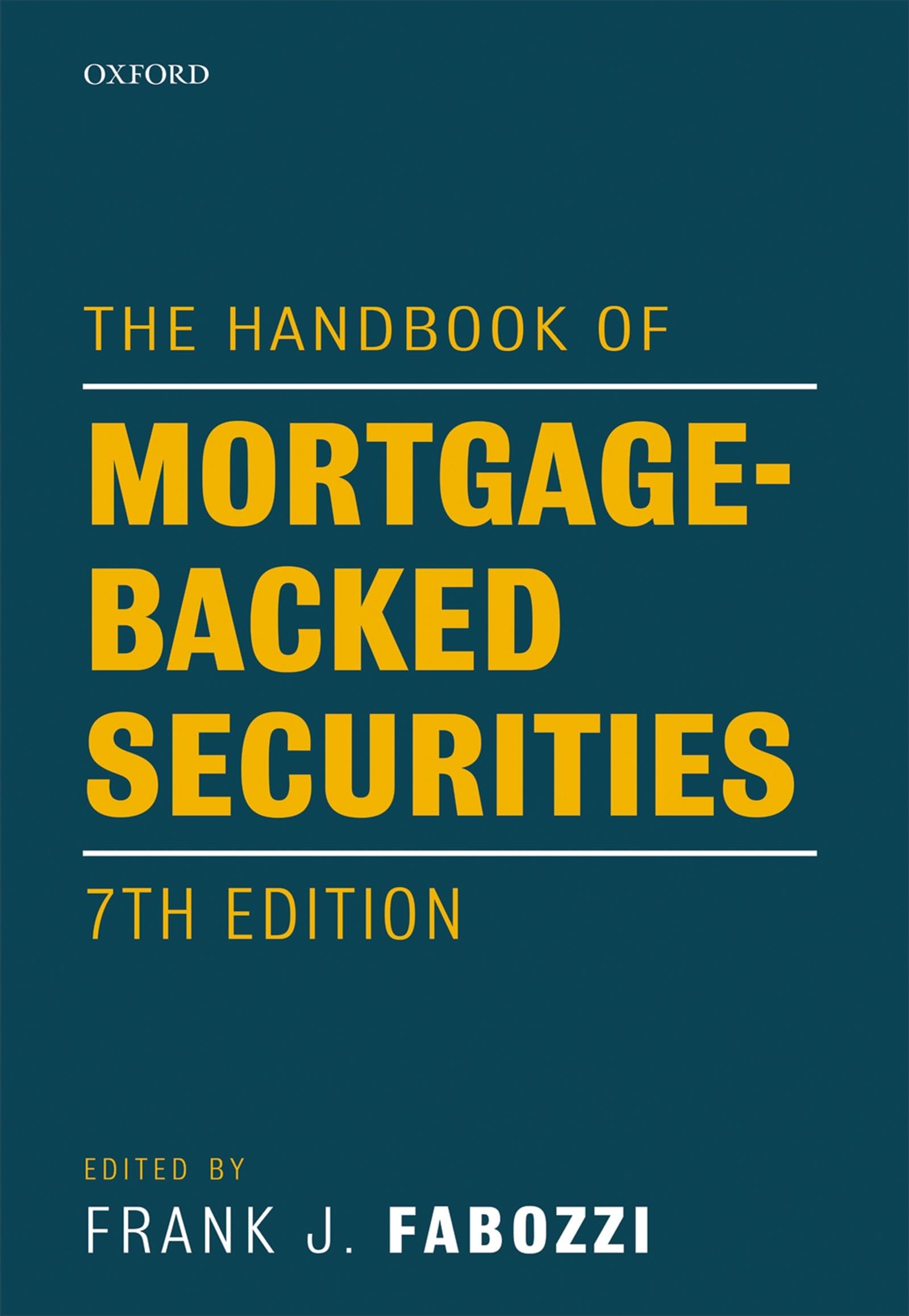 The Handbook of MortgageBacked Securities, 7th Edition,Used