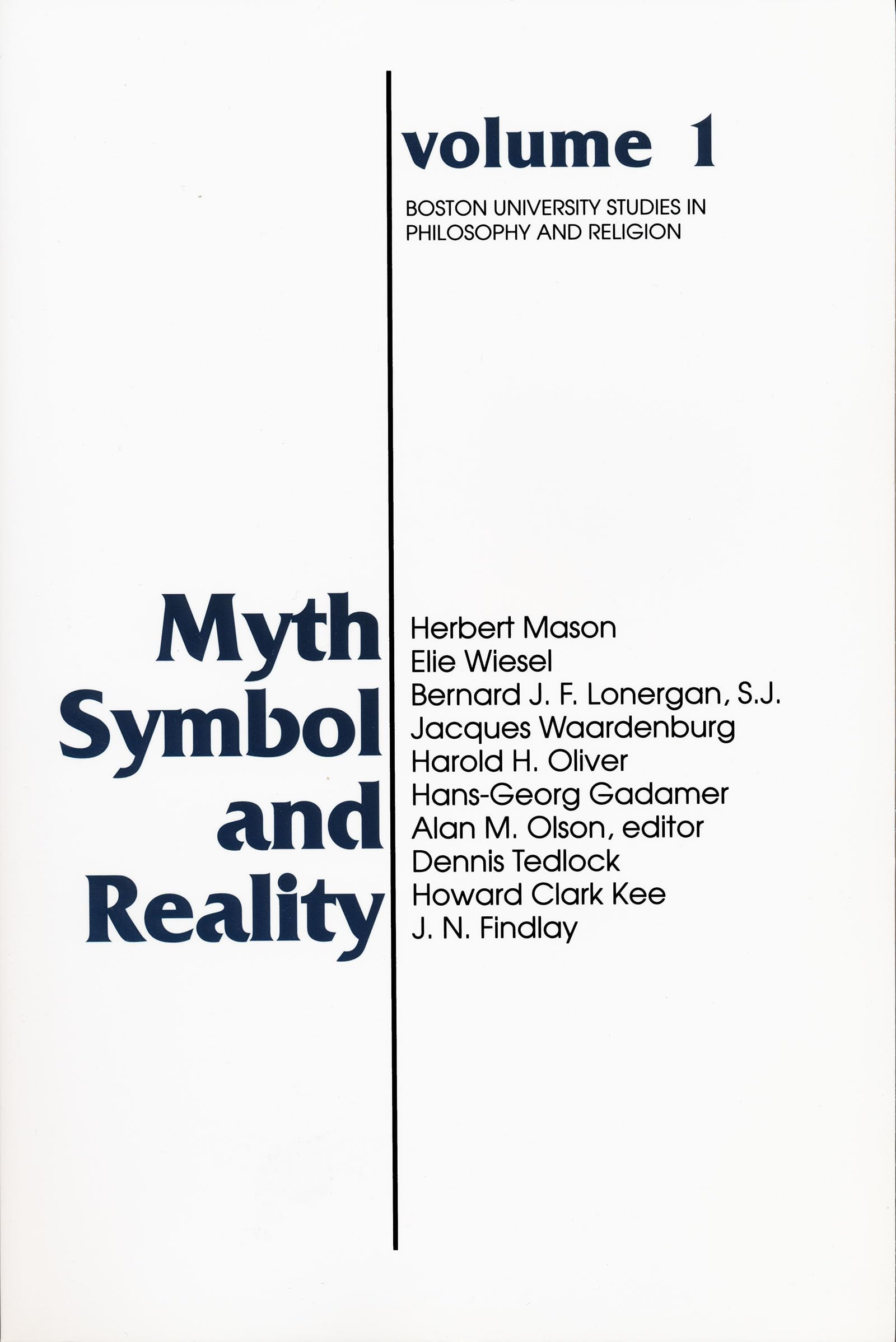Myth, Symbol, And Reality (Boston University Studies in Philosophy and Religion) (Boston University Studies in Philosophy and Re,Used