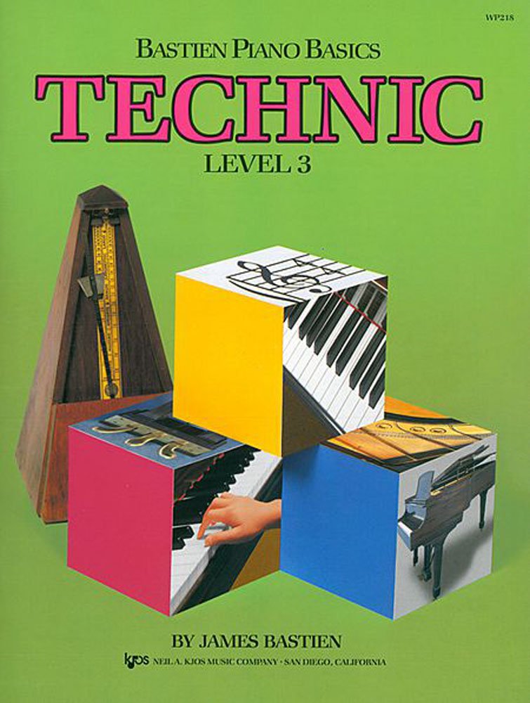 WP218 Bastien Piano Basics Technic Level 3 (Wp213),New