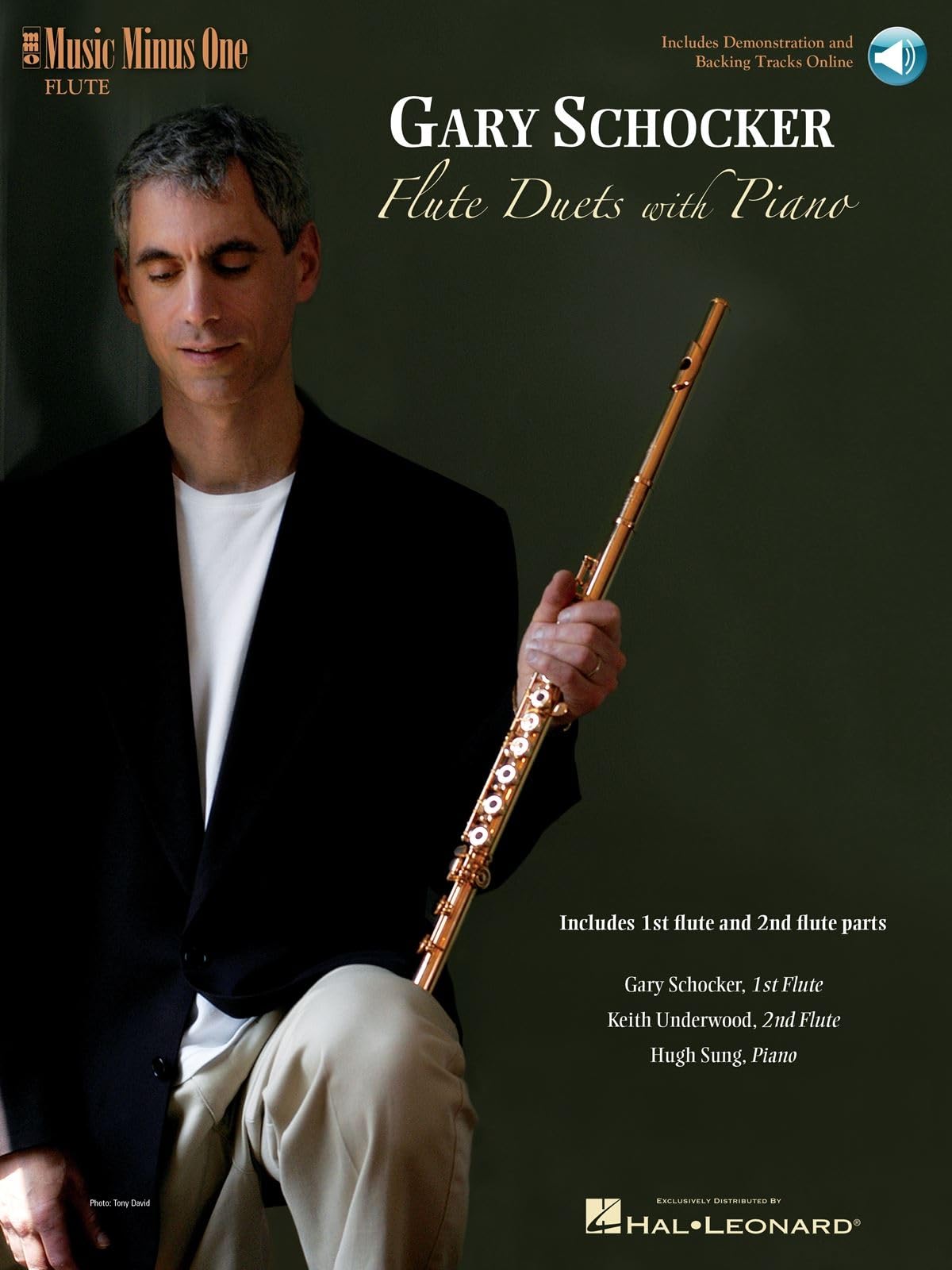 Gary Schocker Flute Duets With Piano Book/Online Audio,Used