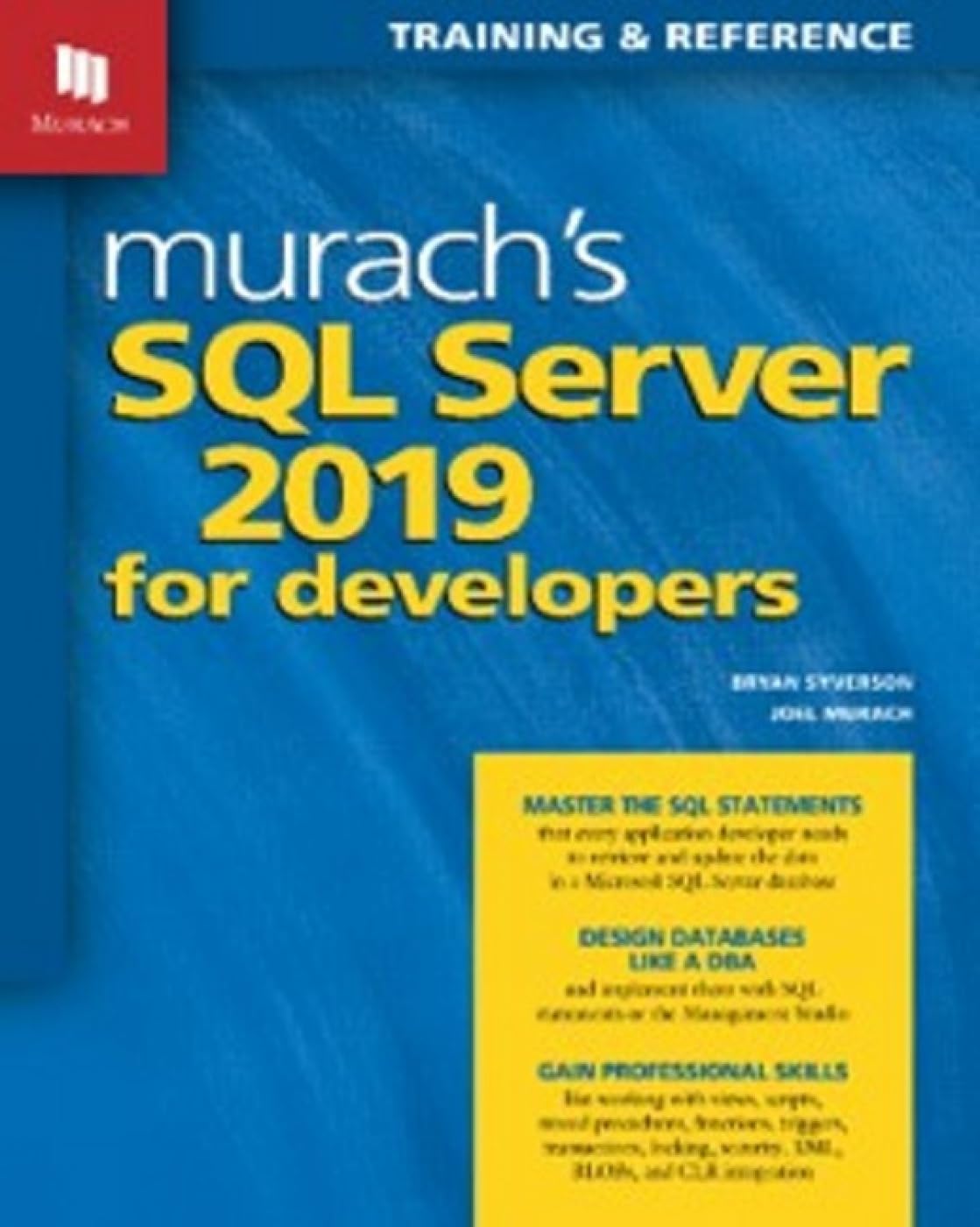 Murach's SQL Server 2019 for Developers,Used