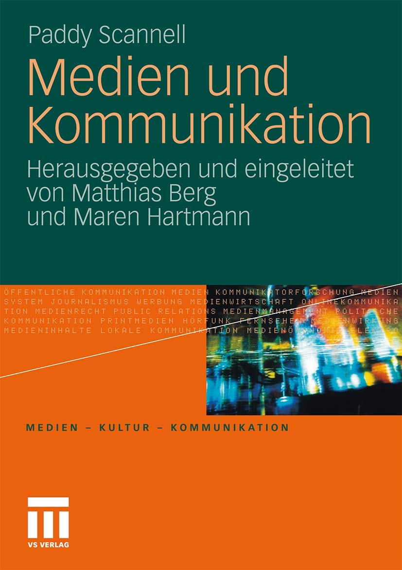Medien Und Kommunikation (Medien Kultur Kommunikation) (German Edition),Used