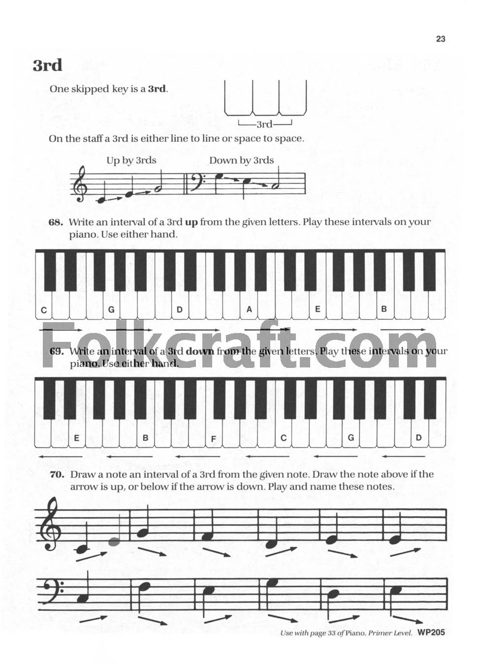 WP205 Bastien Piano Basics Theory Primer Level (Primer Level/Bastien Piano Basics Wp205),Used