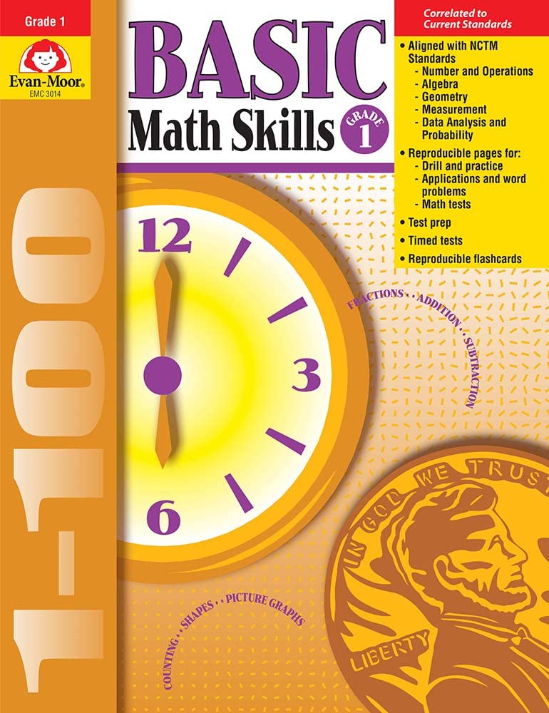 Basic Math Skills, Grade 1,New