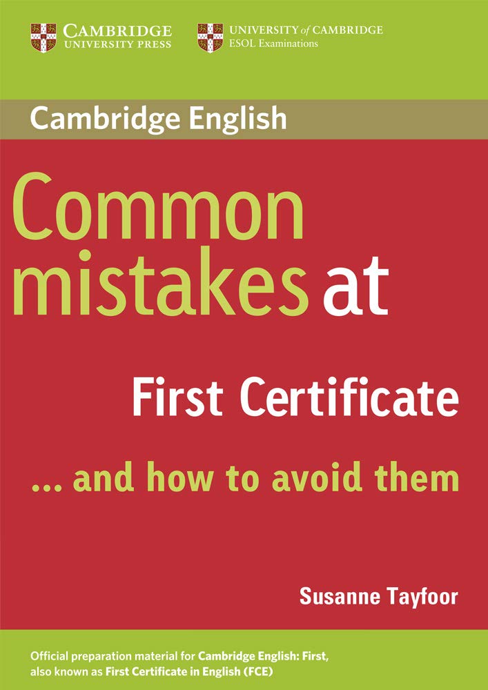 Common Mistakes At First Certificate And How To Avoid Them,Used