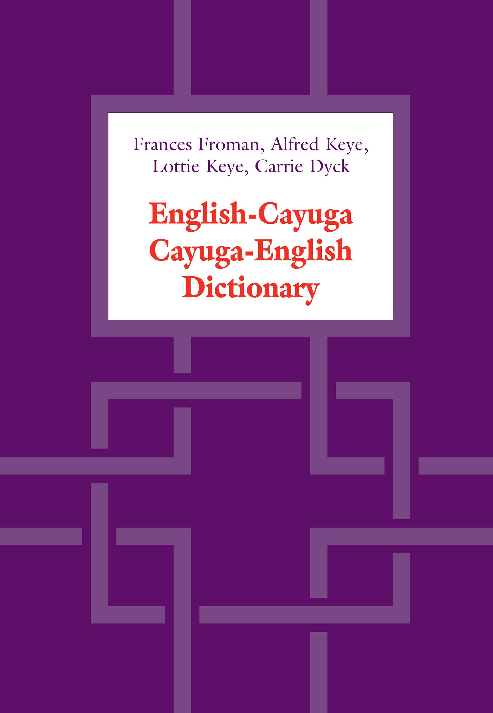EnglishCayuga/CayugaEnglish Dictionary,Used