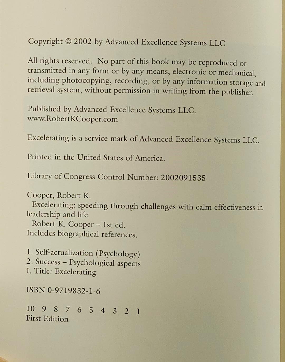Excelerating,Used